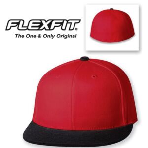 Flexfit Premium Fitted Flat Bill Baseball Cap