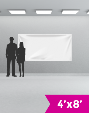 banner4x8, 4' x 8' 13 oz Vinyl Single-Sided Banner