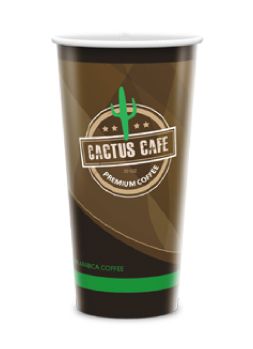 Tall 21 oz Full Colour Hot Paper Cups
