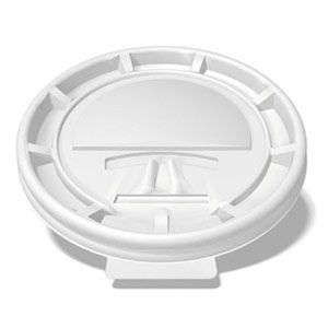 Flat Tear-Back White Hot Cup Lid for 8oz