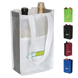 NW4759 Non-Woven Two Bottle Wine Bag
