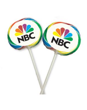 Rainbow Whirly Lollipops