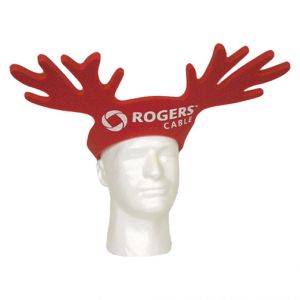 Reindeer Antler Pop Up Visor