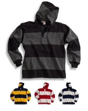 Traditional Cotton Hooded Rugby Shirts