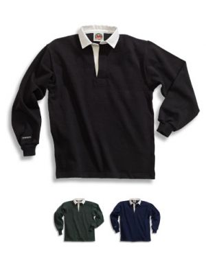 Traditional Cotton Solid Rugby Shirts