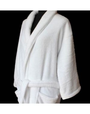 ID-T594 Coral Fleece Bath Robe Shawl Collar