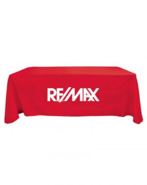 TC008 8' Extra-Large 1 Colour Logo Table Throw (Full Cover)