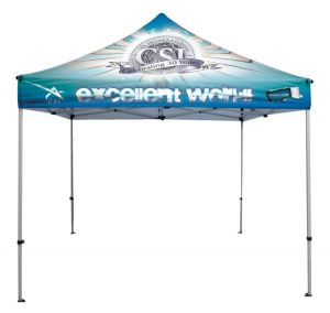 TS10-DS, 10' Square Tent - Full Colour Dye Sublimated