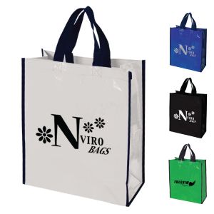 80% Recycled Laminated Woven PP Tote Bag