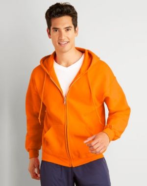 12600 Gildan Full Zip Hooded Sweat 