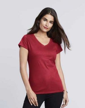 64V00L Gildan Ladies' Softstyle V-Neck T-Shirt