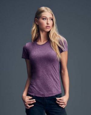 6750L Anvil Women's Triblend Crewneck Tee