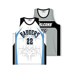 Crewneck Dry-Flex Sublimated Basketball Jersey with Side Inserts