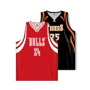 Knitted Rap Neck Dry-Flex Sublimated Basketball Jersey