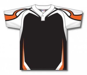 ZBA52 One Button Dry-Flex Sublimated Baseball Jersey