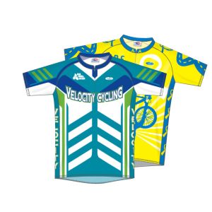 Dry-Flex Sublimated Cycling Jersey with Side Inserts