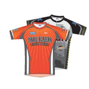 Polyspan Sublimated Cycling Jersey with Side Inserts