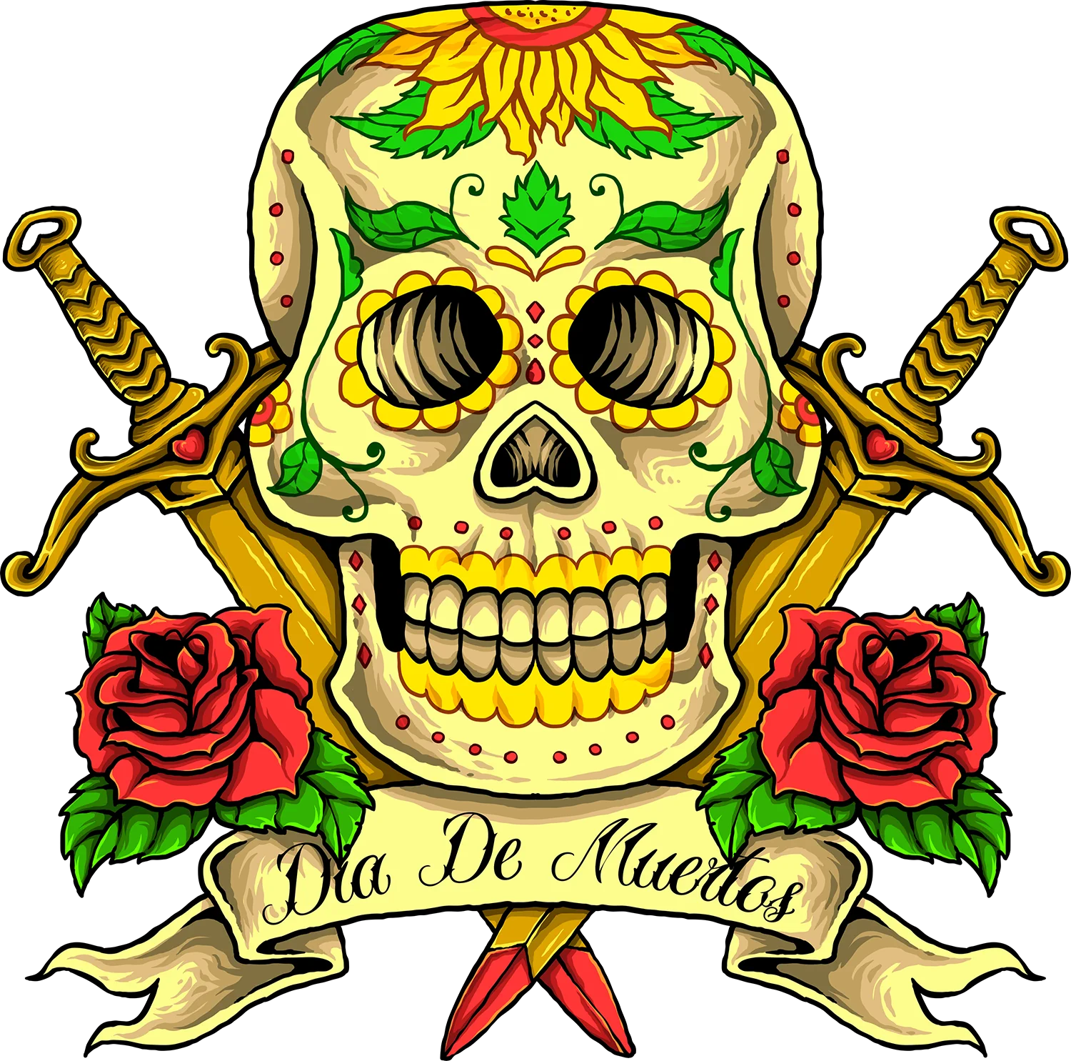 Day Of The Dead Skull