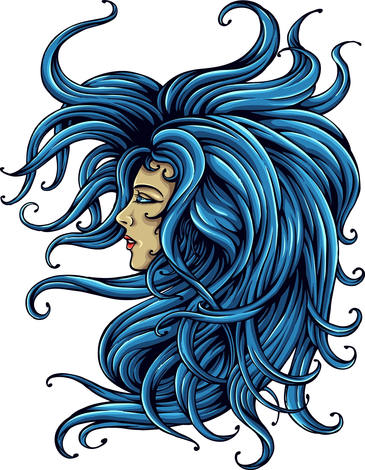 Lady In The Blue