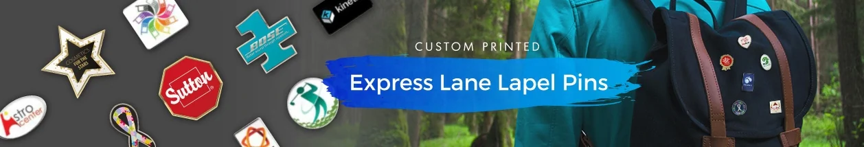 Express Line Lapel Pins