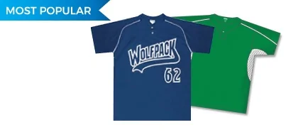 1 & 2-Button Baseball Jerseys