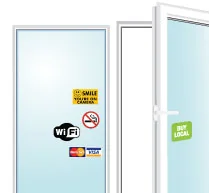 Double-Sided Window Stickers