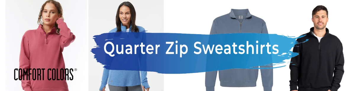 Quarter Zip Sweatshirts