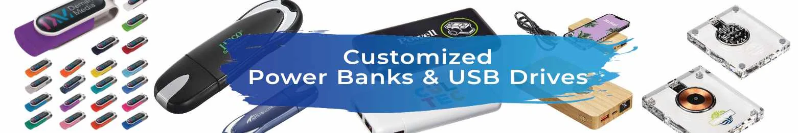 Power Banks & USB Drives