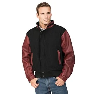 Graduate - Men's Melton and Leather Jacket