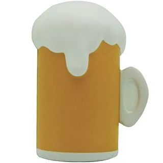 GK495 Beer Mug Stress Reliever Ball
