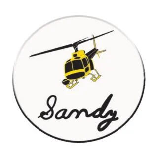 Write-On Economy Badge (1 3/4" Circle)