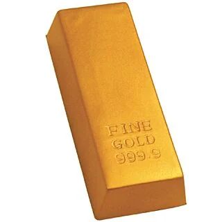 GK264 Gold Bar Stress Reliever Ball