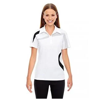 78645 Ladies' Colour-Block Impact Performance Pique Polo