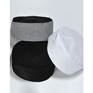 1635 Pill Box Cap with Mesh Top