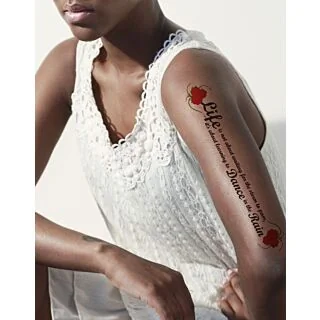 1.5" By 10" Temporary Tattoos