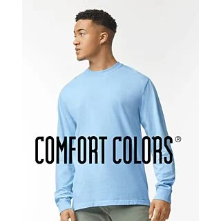 6014 Comfort Colors Garment Dyed Heavyweight Long Sleeve T-Shirt