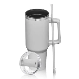 D620-BK Benidorm Handle Travel Mug - 40oz Custom Printed