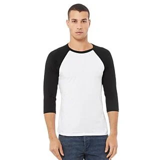 B3200 Bella + Canvas Unisex Sleeve Baseball Tee