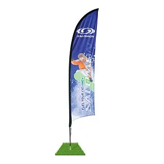WF-SS 9' Shark Fin Wind Flag Kit - Single Sided