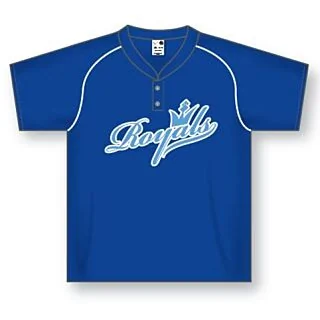 BA1344 Two-Button Dryflex Pullover Baseball Jersey