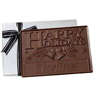  Gift Boxed 2 lb Custom 3D Molded Chocolate Bar