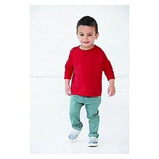 3311 Rabbit Skins Toddler Long-Sleeve T-Shirt - 100% Cotton Jersey