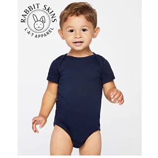 4424 Rabbit Skins Infant Fine Jersey Bodysuit - 100% Cotton Options
