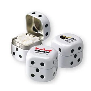 Dice Tin with Mints