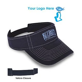 KC-4160 Washed Heavy Cotton Twill Contrast Stitching Visor
