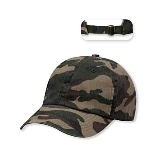 VC300-CAM Valucap Twill Camo Cap