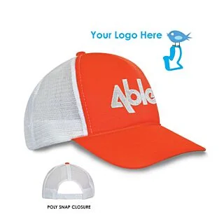 KC-5400C Colour Front Panel Polyform Mesh Trucker Hats