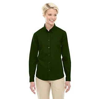 78193 Core 365 Ladies' Operate Long-Sleeve Twill Shirt