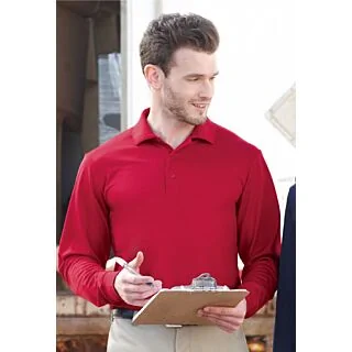 88192 Pinnacle Core365 Men's Performance Long Sleeve Pique Polo