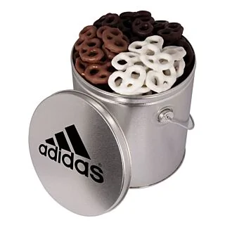 One Gallon Tin with Mini Pretzels